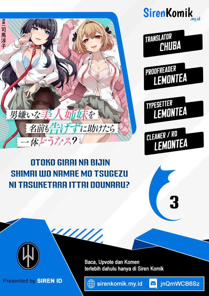 Otoko Girai na Bijin Shimai wo Namae mo Tsugezu ni Tasuketara Ittai Dounaru? - Chapter 03 bahasa indonesia 1
