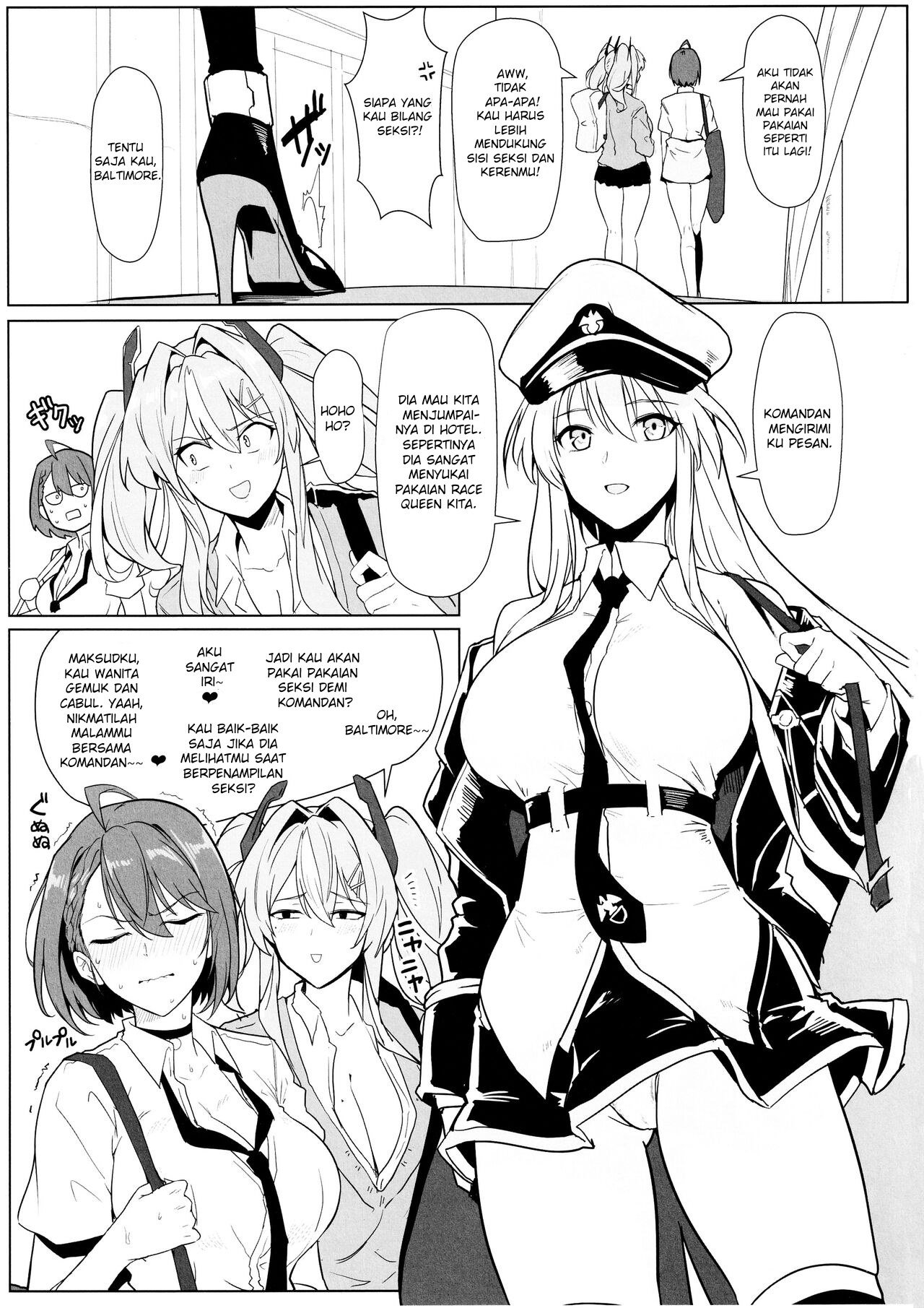 Race Queen na Enterprise to Baltimore to Sukebe suru Hon - Chapter 1 end 5