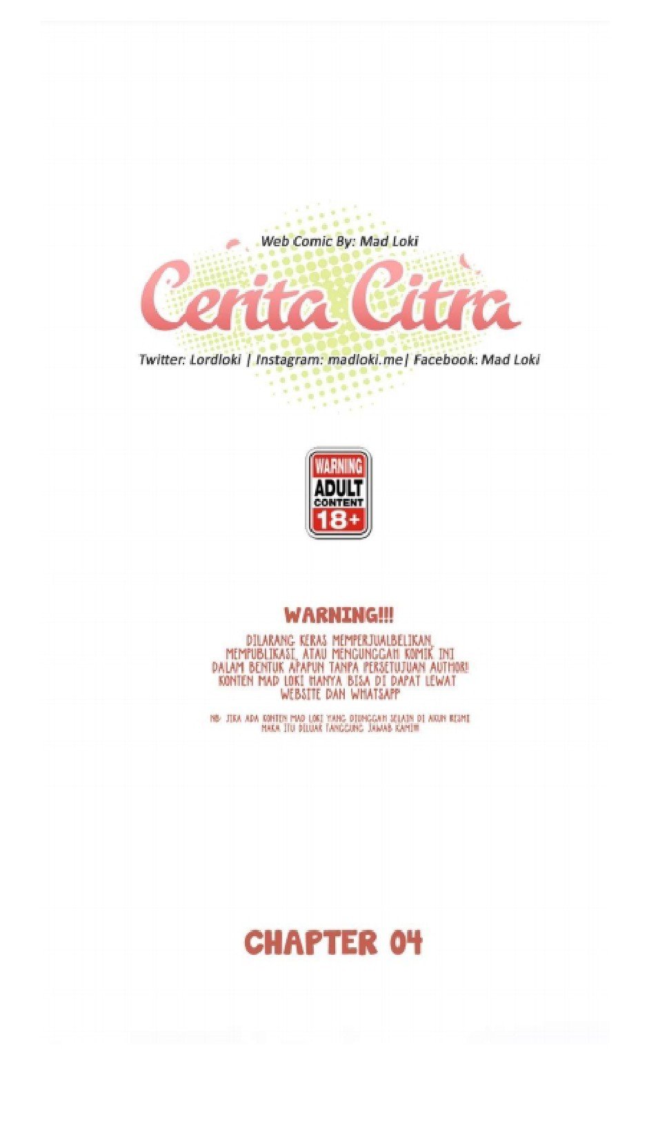 Madloki Cerita Citra - Chapter 4 1